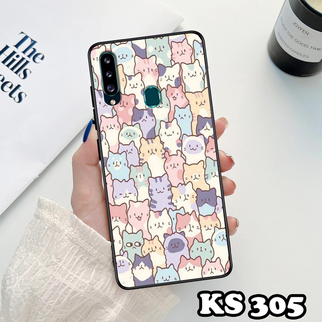 Ốp lưng Samsung A20 - A20s - A30 - A30s - Ốp Samsung in hình LoveCat - Chất liệu TPU siêu bền
