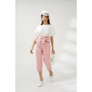 Áo cổ tròn tay bom