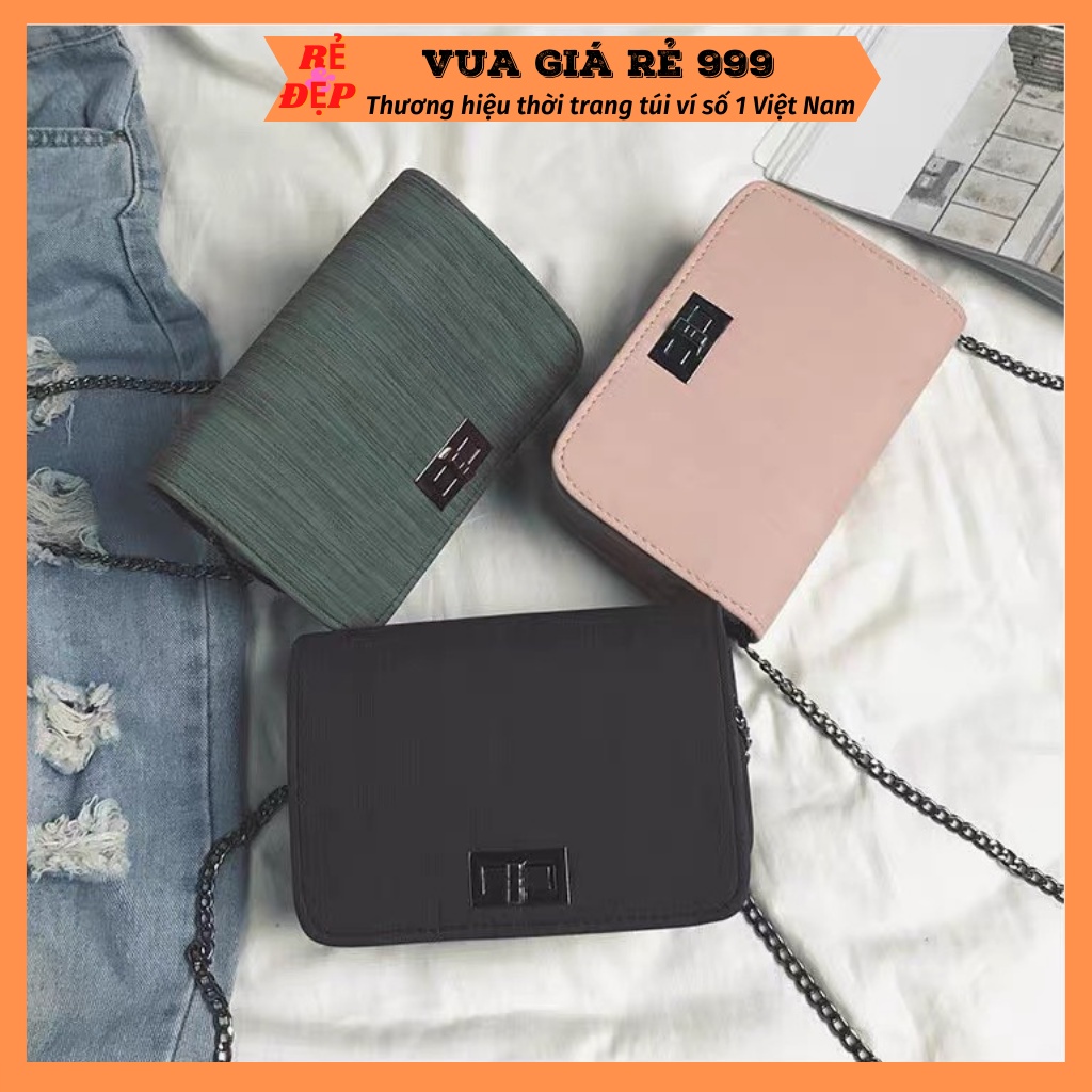 Túi Đeo Chéo Nữ Đẹp Khoá Vặn Đi Chơi Thời Trang Hàn Quốc Giá Rẻ Dc08