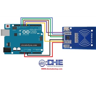 Module đọc thẻ từ RFID MFRC-522 - tần số 13.56MHZ