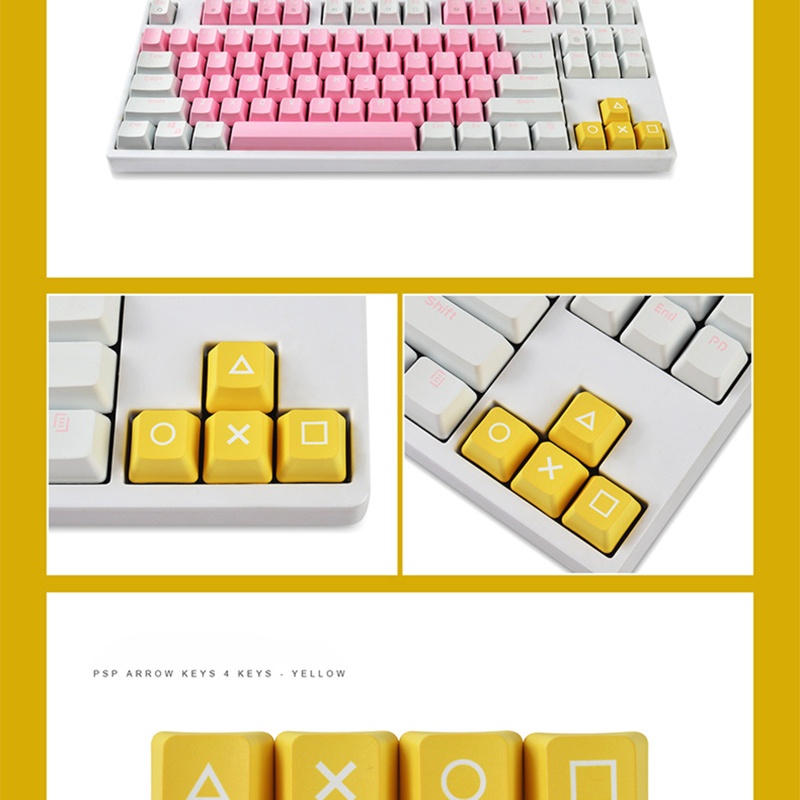 Bộ 4 Phím OEM PBT Thay Thế Cho Bàn Phím Cơ Cherry MX