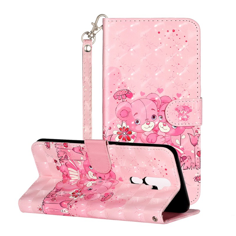 Bao Da Điện Thoại Nắp Lật Kèm Ngăn Đựng Thẻ Hoạt Hình 3d Cho Oppo A5 A9 2020 Oppo A7 A5S Ốp | BigBuy360 - bigbuy360.vn