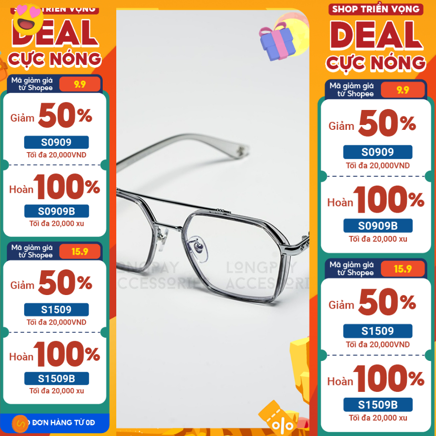 Gọng Kính Cao Cấp C.H G1011 Longpay Accessories