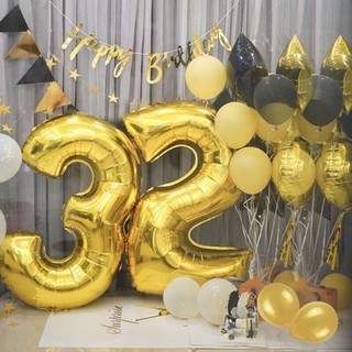 Bóng số đại Size 32 inch 75cm (Quý khách chọn màu phù hợp)