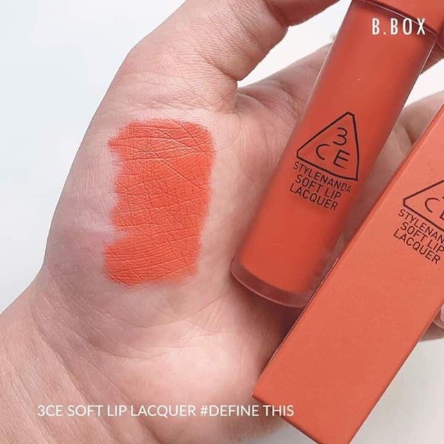 Son kem lì 3CE Soft Lip Lacquer | Thế Giới Skin Care