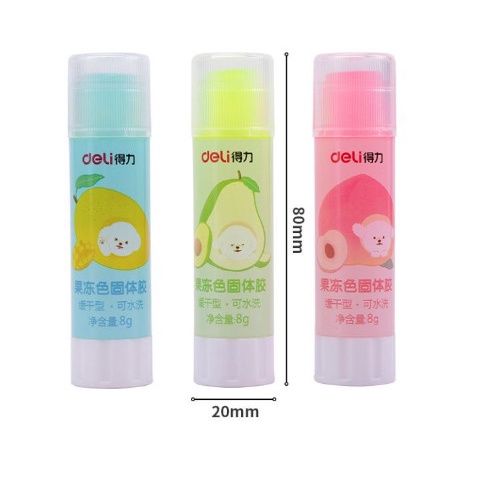 Hồ Khô Deli - 8gram bám dính tốt, mùi trái cây xoài, bơ, đào - Mã 9626