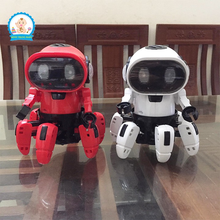 Đồ chơi Robot thông minh xoay 360 độ biết nhảy múa phát nhạc cho bé