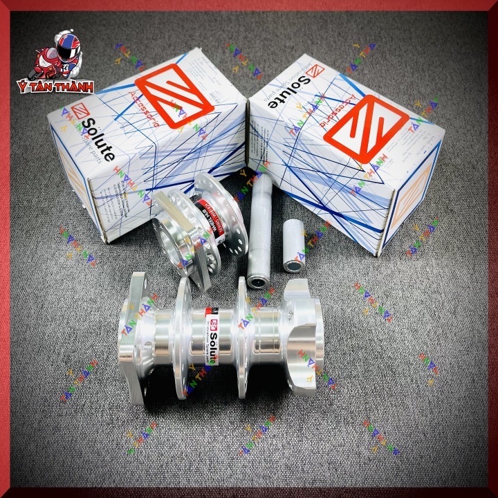 Cặp đùm nhôm solute chế Drag cho các loại xe máy MS01