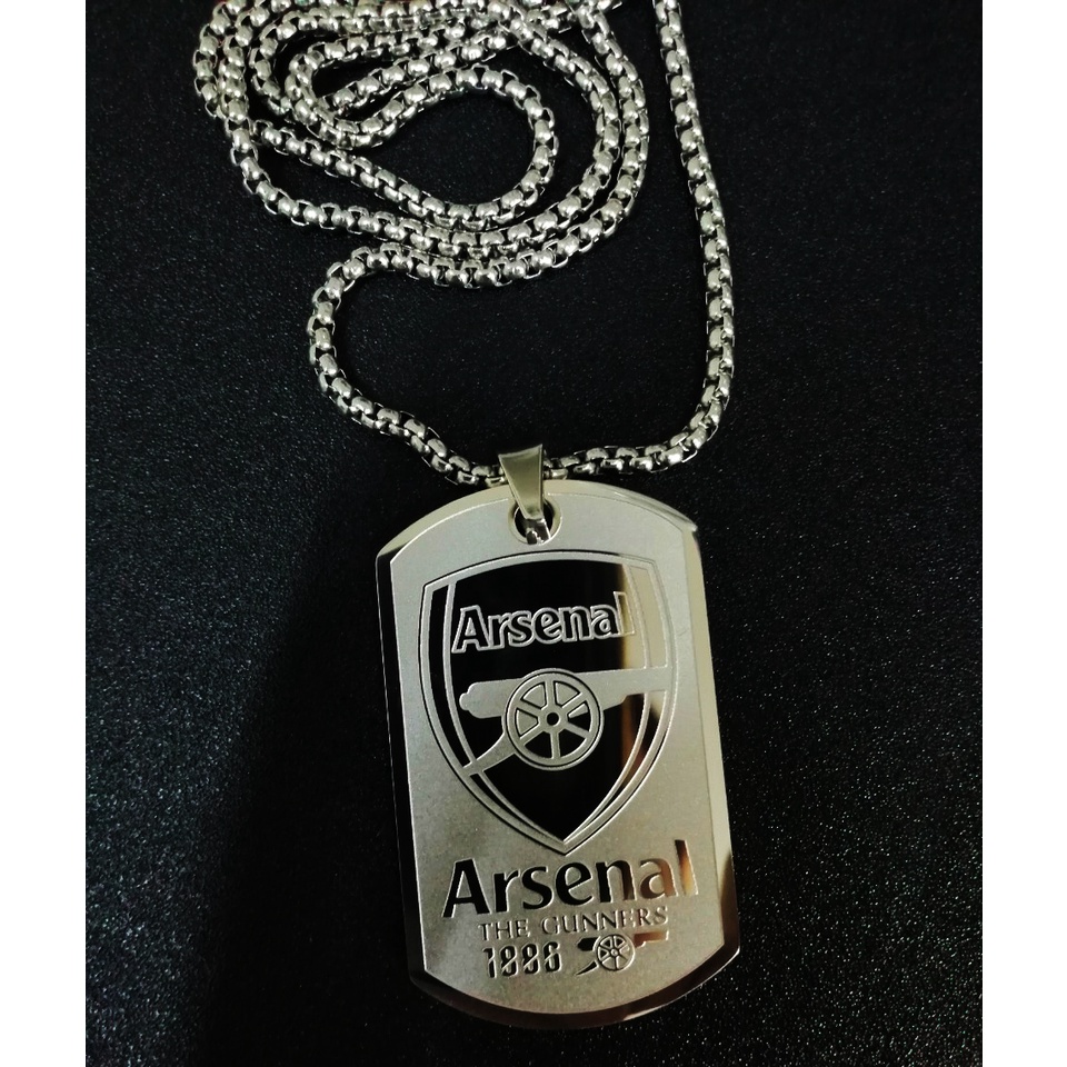 Vòng cổ inox không gỉ Arsenal