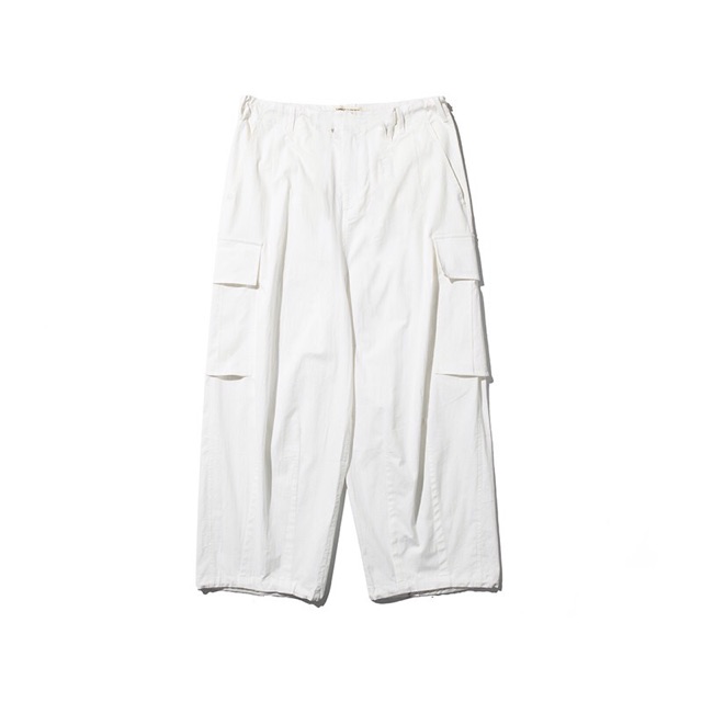 Quần túi hộp ống rộng unisex trắng ngầu | BigBuy360 - bigbuy360.vn