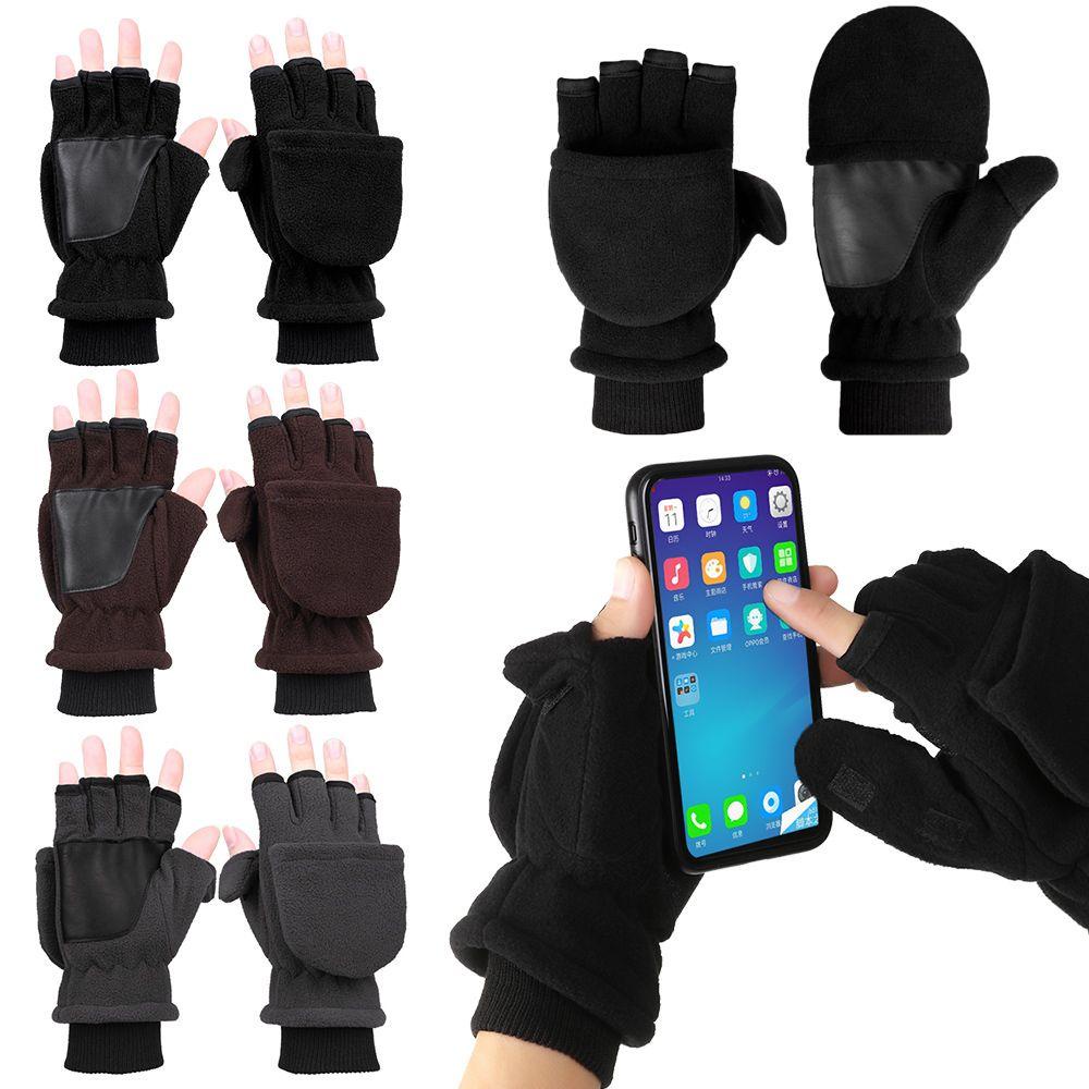 Găng Tay Lái Xe Hở Ngón Dày Dặn Cho Nam Và Nữ