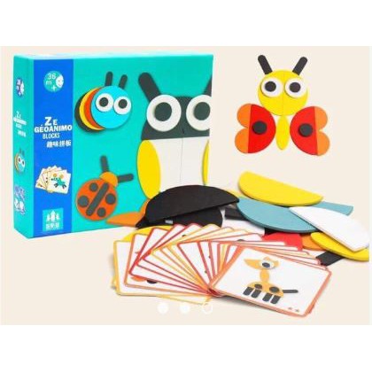 Bộ ghép hình thông minh Montessori Fun Board