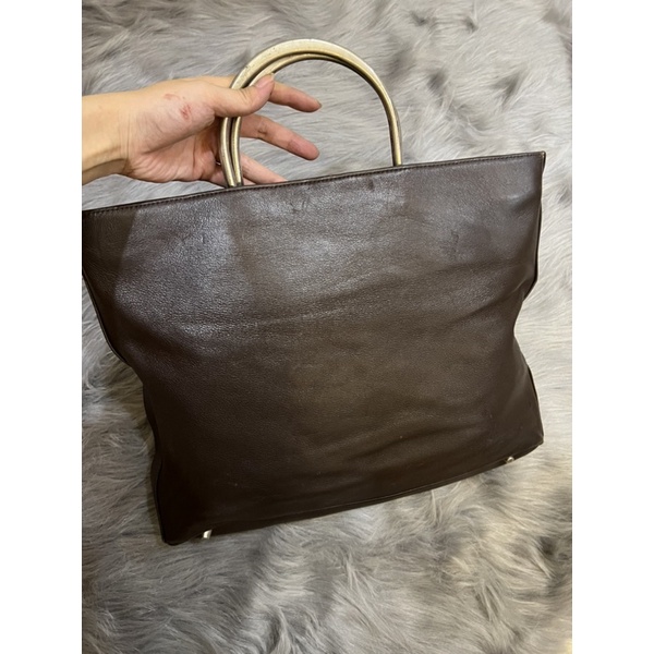 Túi si quai xách da thật