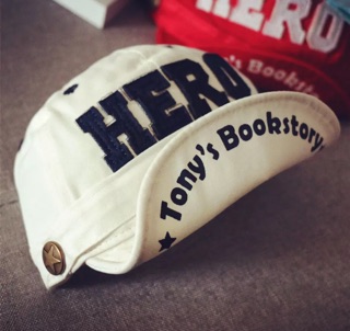 Mũ bé trai chữ Hero