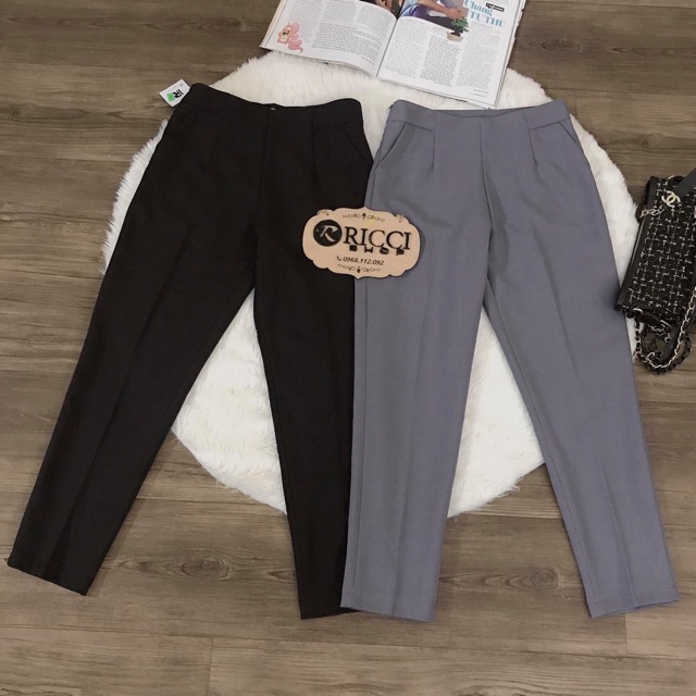 Quần tây công sở khoá sườn cao cấp