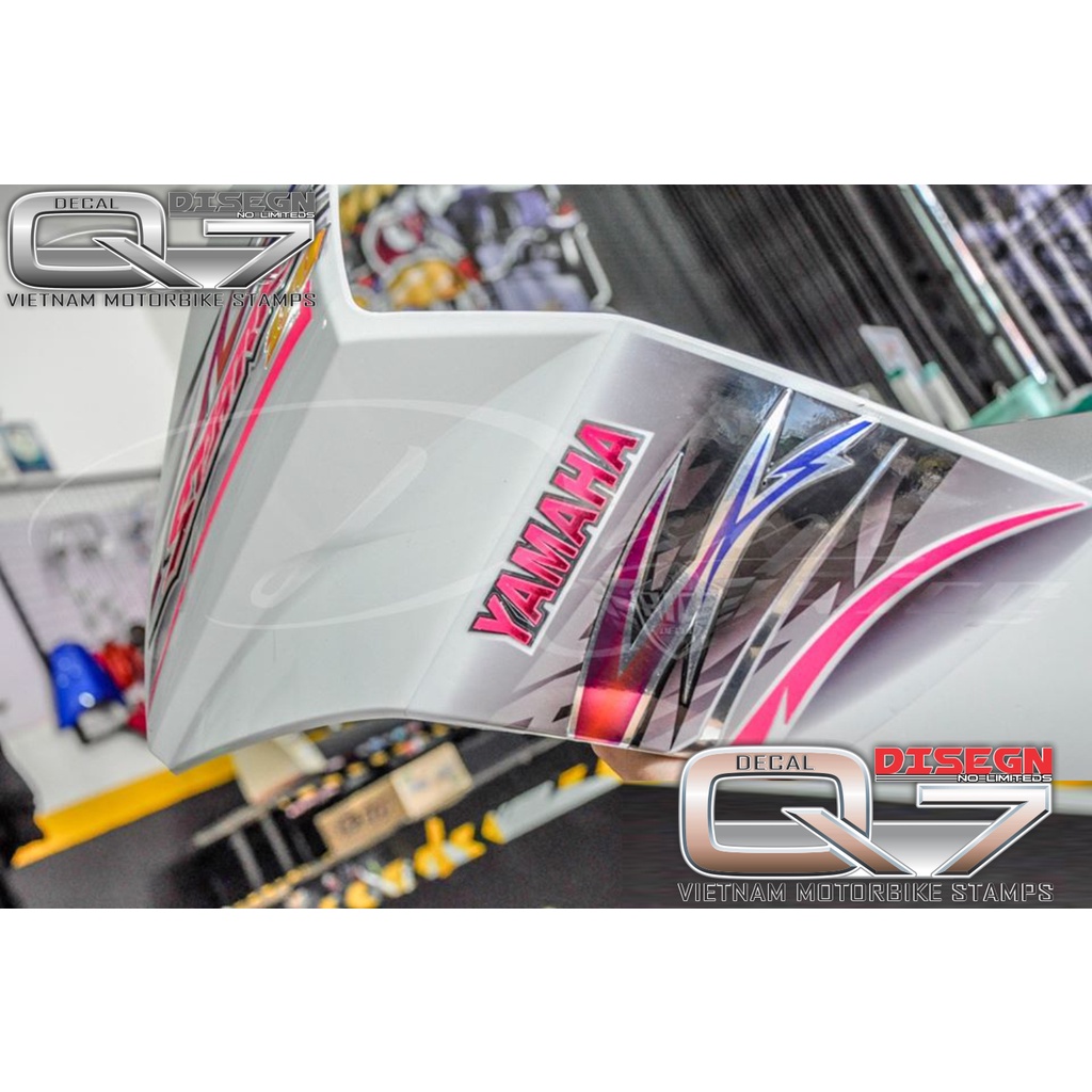 Tem Rời Sirius 110 trắng hồng