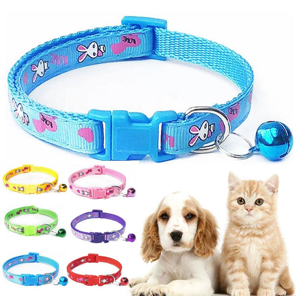 Vòng Cổ Polyester Có Khóa In Họa Tiết Hoạt Hình Có Thể Điều Chỉnh Cho Thú Cưng