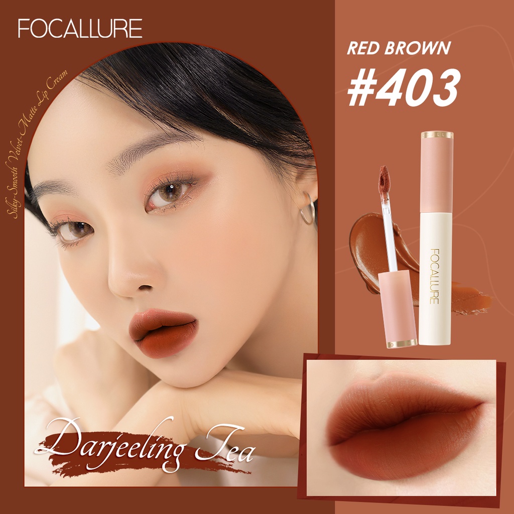 Son Môi Focallure Chất Kem Mịn Mượt Như Nhung Chống Thấm Nước