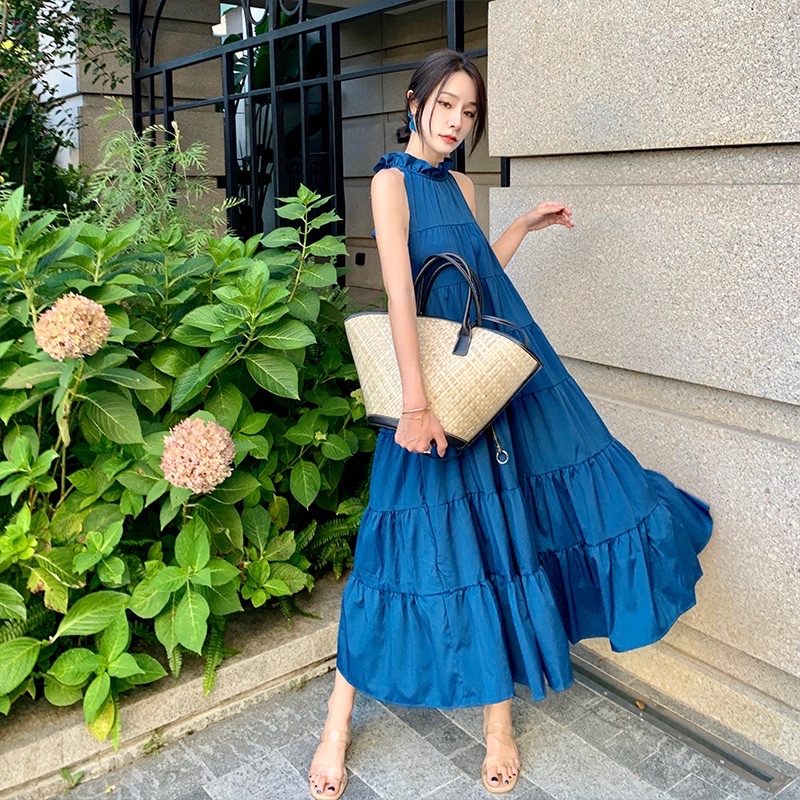 Váy Maxi Xoè Coban Thiết Kế