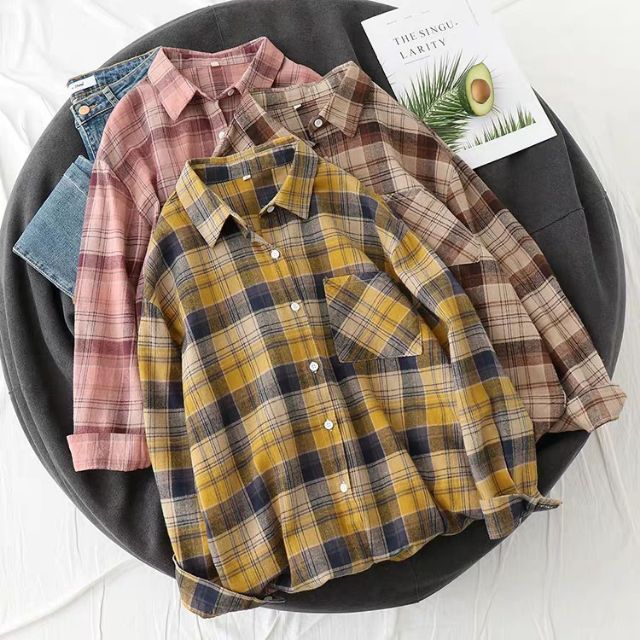 Áo sơ mi khách lựa trên live