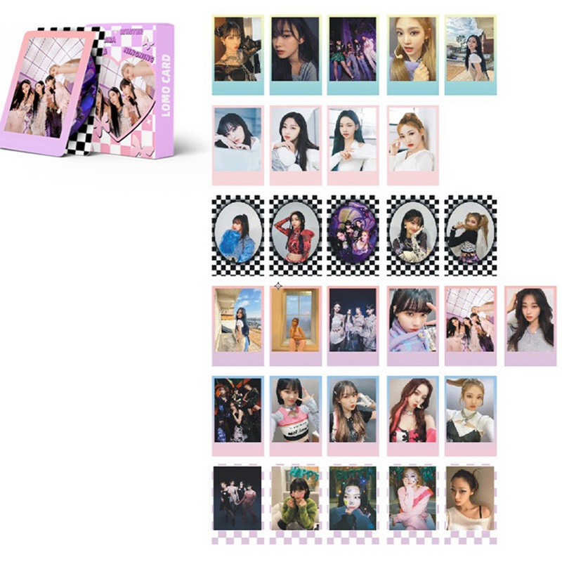 flowersqueen Set 30 Tấm Thẻ Ảnh Nhóm Nhạc KPOP BLACKPINK (54 Cái)