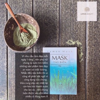 Mask Tảo Biển ( tặng kèm quà ) lemon beauty
