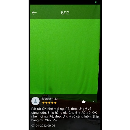 Phông vải tách nền màu xanh lá dùng chụp ảnh, quay video