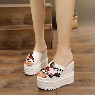 CG144 Dép đế xuồng 12cm full size 35 đến 39 (chat shop)