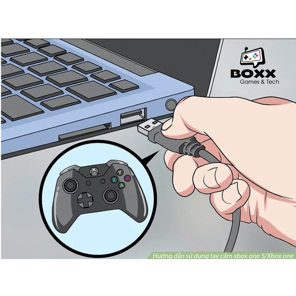 Dây Cáp USB cho tay cầm chơi game Xbox One, Xbox one S, Dualshock PS4, cáp sạc PS4 | WebRaoVat - webraovat.net.vn