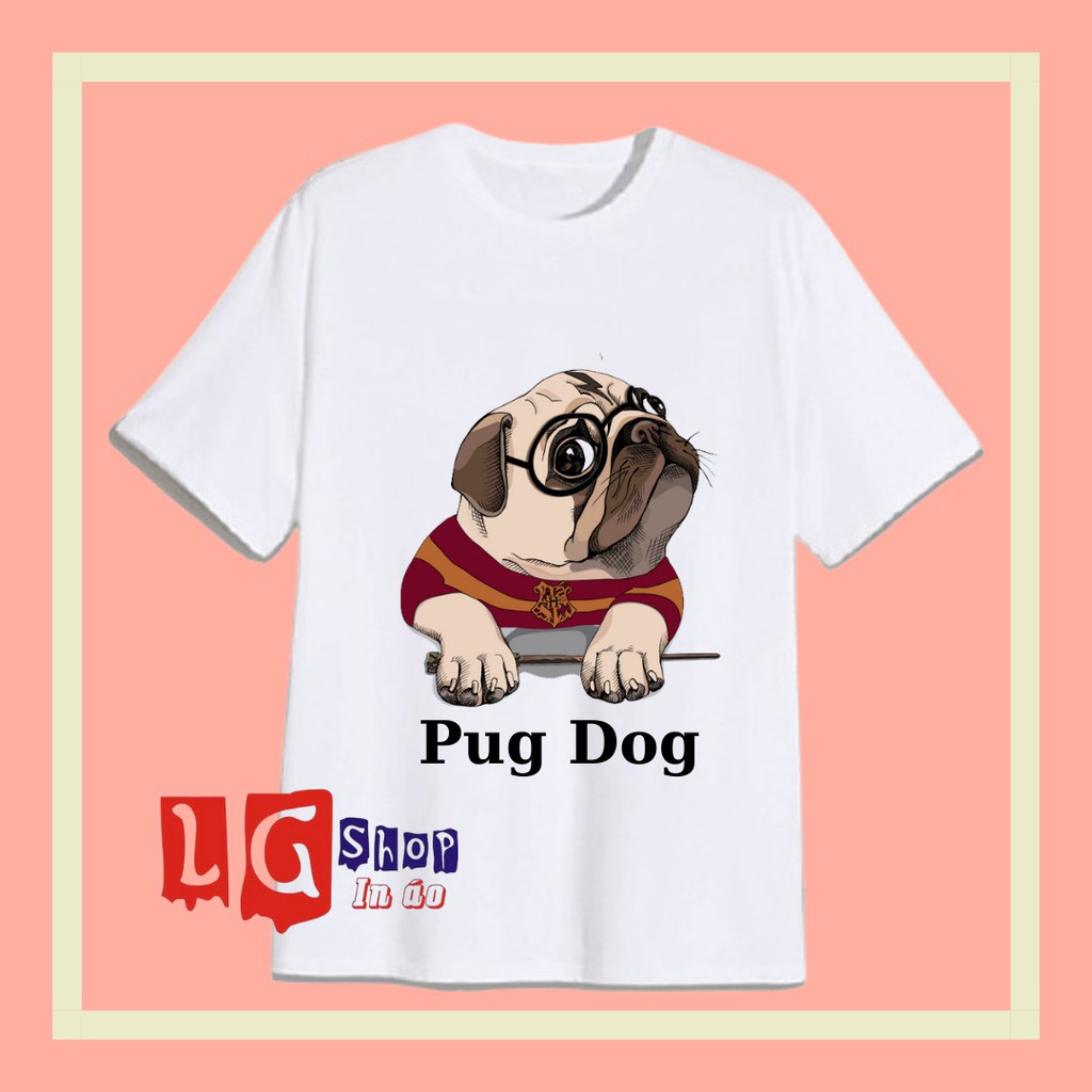 ÁO THUN CHÚ CHÓ PUG DOG