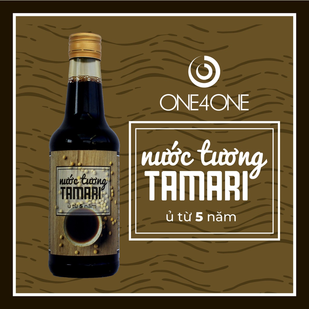 Nước tương Tamari 300ml ủ 5 năm hương vị dịu ngọt umami