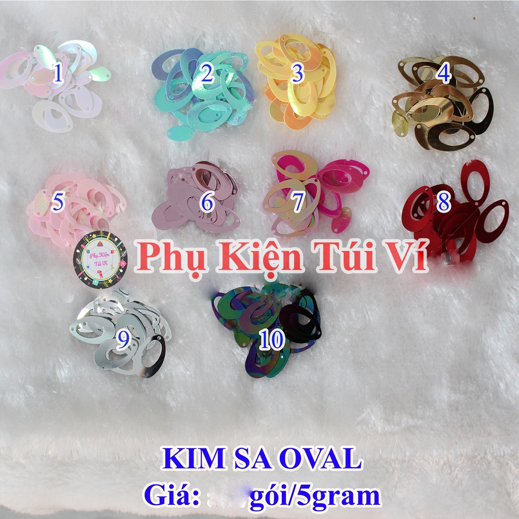 Kim sa oval 2 loại gói 5g
