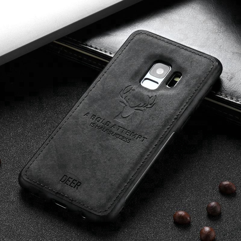 Ốp điện thoại mềm in hình đầu nai cho Samsung Galaxy S9 / S9 Plus /J3 J5 J7 Pro 2017