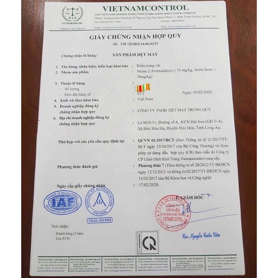 Khẩu trang vải 2 lớp kháng khuẩn Trung Quy (10 cái/gói) (lên đến 30 lần giặt) | BigBuy360 - bigbuy360.vn
