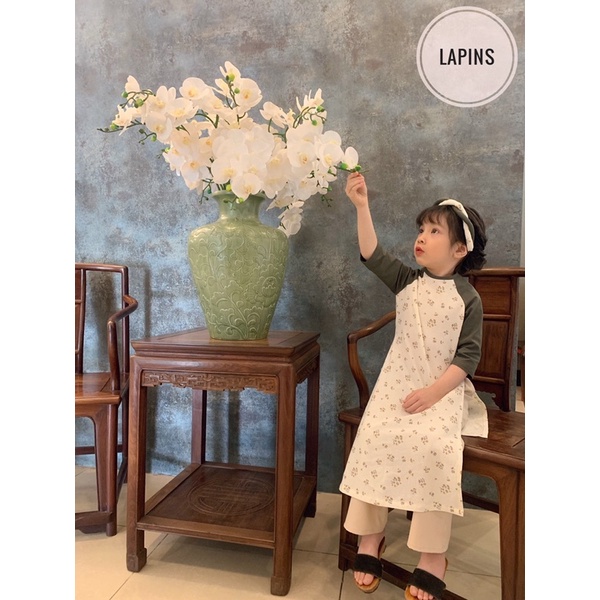 Set áo dài Tết cho bé