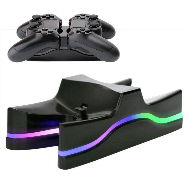 Dock Sạc Đôi Có Đèn Led Cho Tay Cầm Chơi Game Sony Ps4 Playstation4