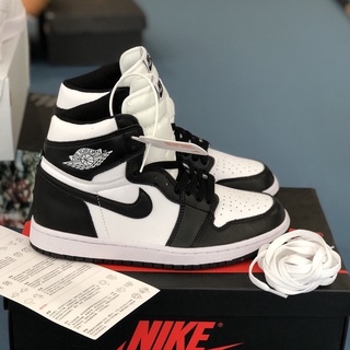 Giày jordan 1 cổ cao panda , giày jd1 nam nữ màu đen trắng size 36-43