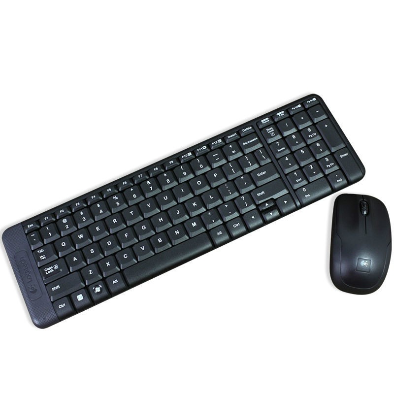 ﹉☑✑Bộ bàn phím và chuột không dây Logitech MK220 USB Business Office Home Key Mouse Set MK275