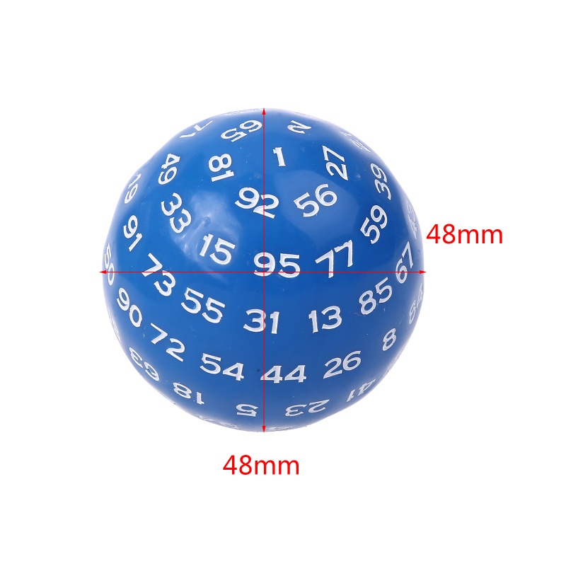 Xúc Xắc Đa Diện D100 100 Mặt Acrylic Dùng Để Chơi Game