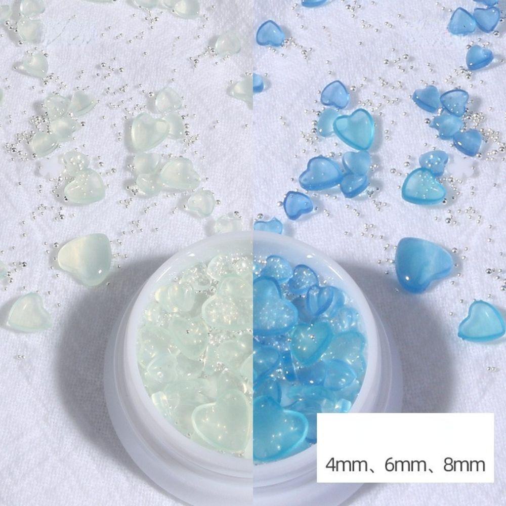 OCEANMAP Hạt Thép 3D Nhiều Màu Đính Móng Nghệ Thuật DIY