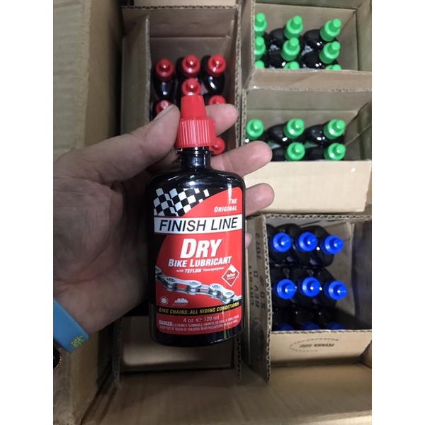 Dầu Tra Sên Khô FINISH LINE DRY 120ml - DRY Bike Lubricant Teflon