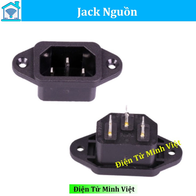 Jack nguồn AC 3 chân AC-008