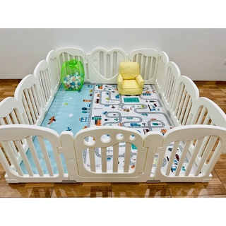 Bộ quây cũi nhựa Nguyên Sinh mẫu mới 2022 TẶNG THẢM, bóng, thảm, giỏ