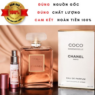 Nước hoa nữ 🛑mẫu thử🛑 nước hoa chanel coco mademoiselle cam kết hàng chính hãng cao cấp