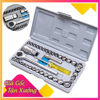 [XẢ KHO+FREE SHIP] Bộ khẩu xiết ốc , mở vít Bugi 40 chi tiết