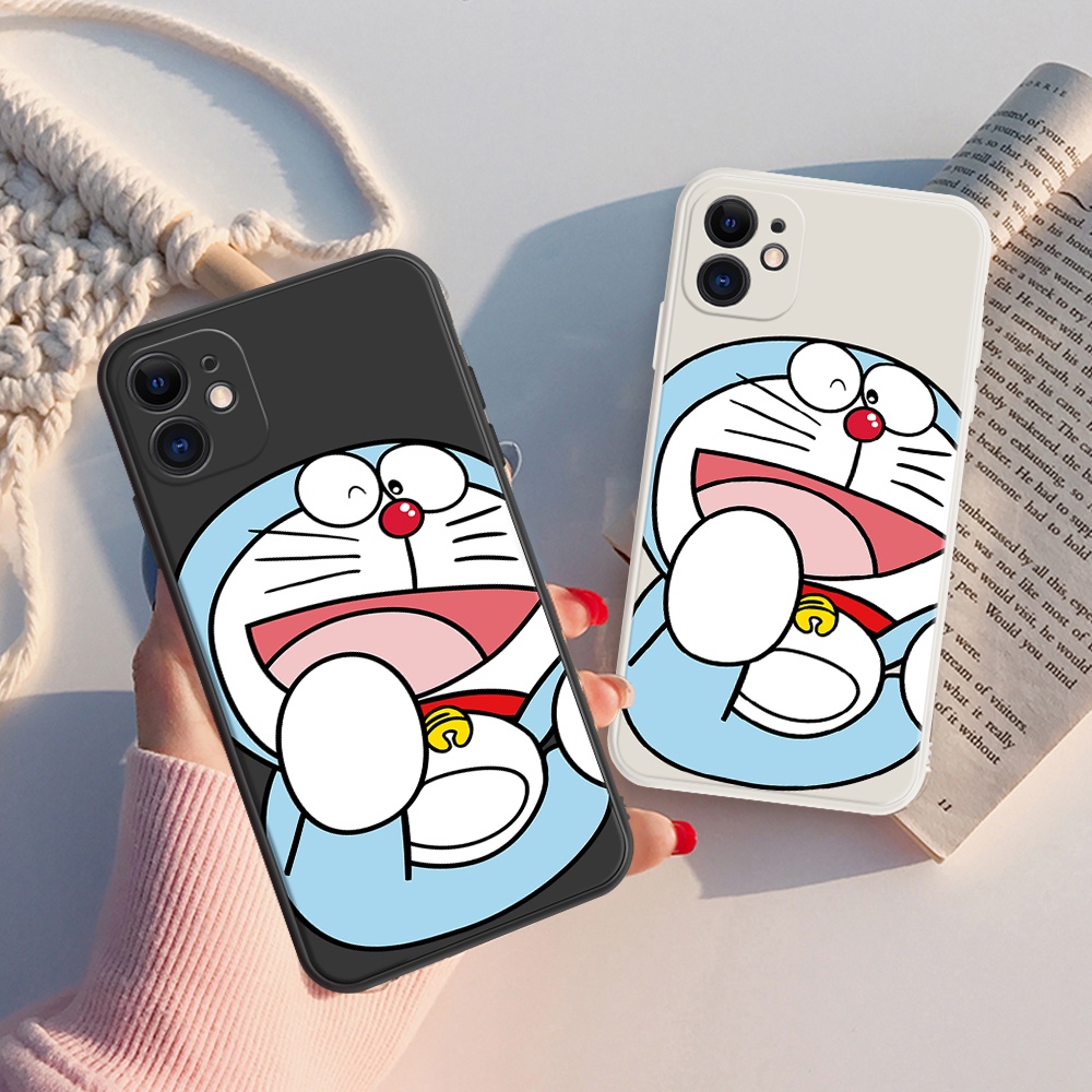 Ốp điện thoại in hình Doraemon dễ thương thích hợp cho iPhone 11 Pro Max 7 8 6 6s Plus X XS XR Max H046
