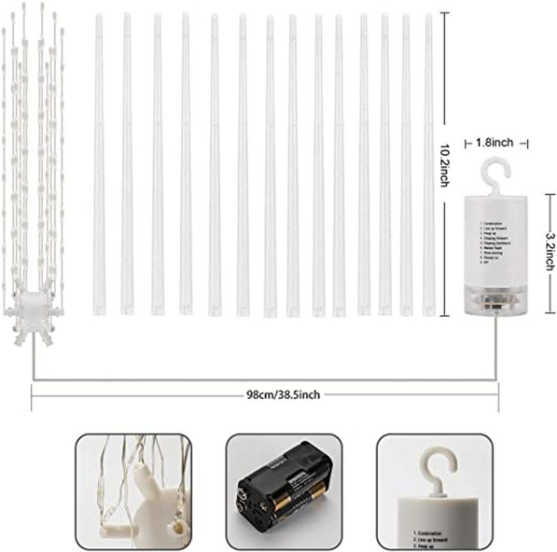 Dây Đèn Led Sao Băng Ip65 8 Chế Độ Chống Thấm Nước