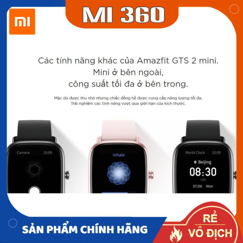 Đồng Hồ Thông Minh Amazfit GTS 2 Mini Quốc Tế✅ Hàng Chính Hãng✅ Bảo Hành 12 Tháng