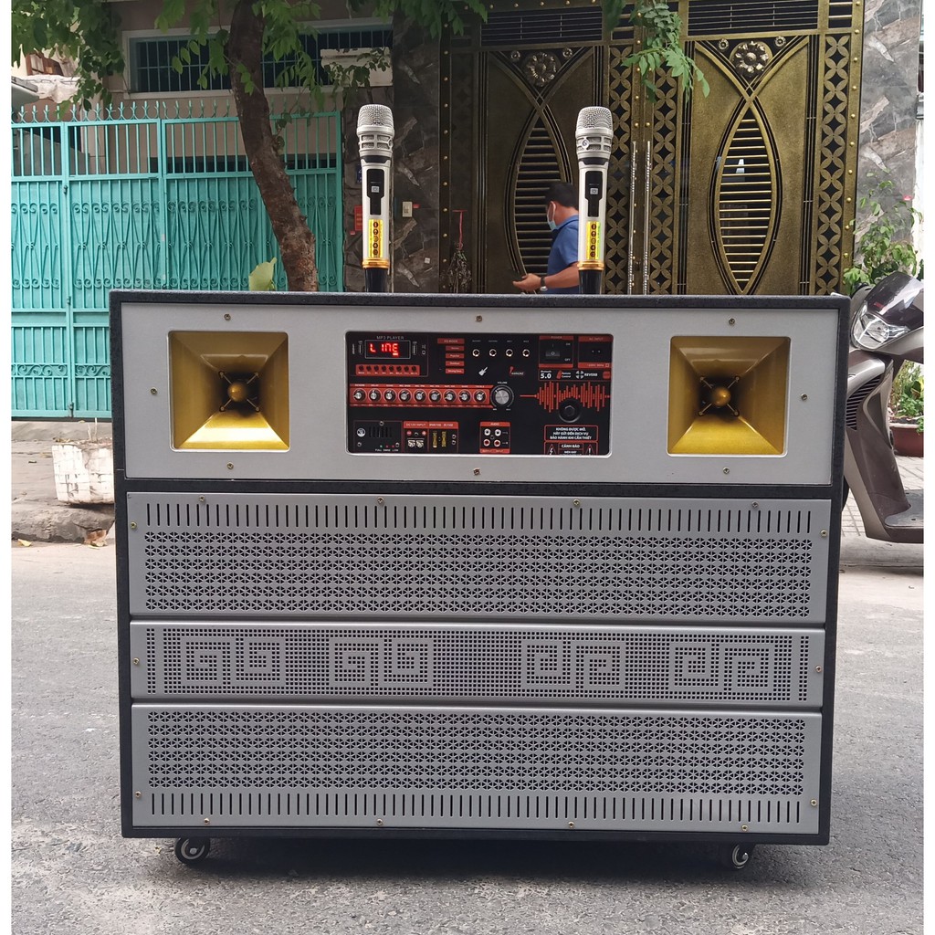 Bo Mạch Loa Kéo Nguồn Xuyến đánh 5 Tấc đơn hoặc 2 Bass 40 Mạnh Mẽ Echo Reverb DSP 19 * 38
