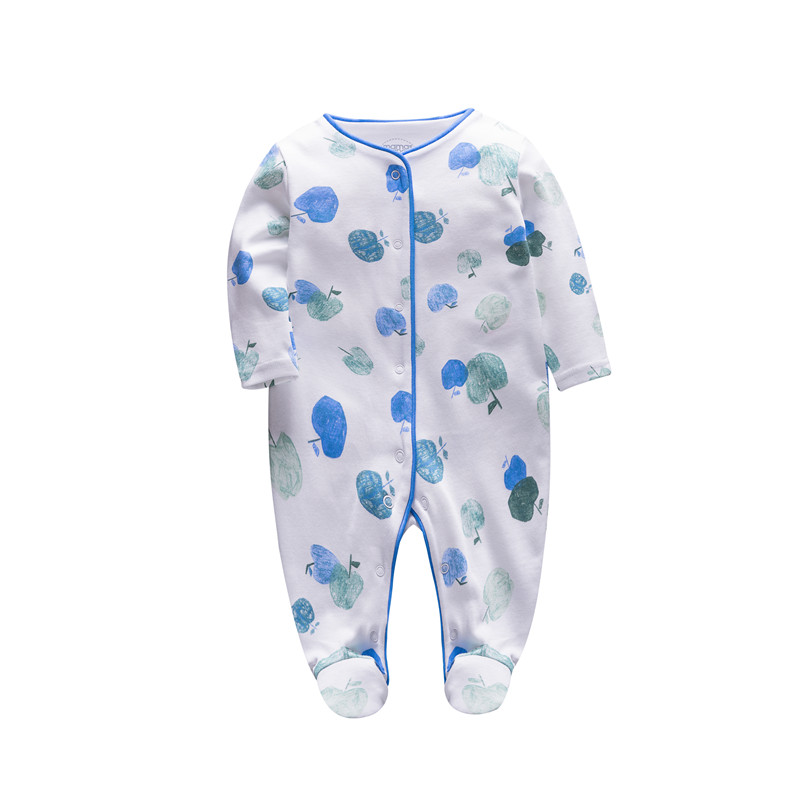 Bộ cotton giấy dài tay cho bé sơ sinh 3-15kg cúc giữa Body dài tay liền thân, bodysuit dài tay cotton cho bé trai và bé gái sơ sinh từ